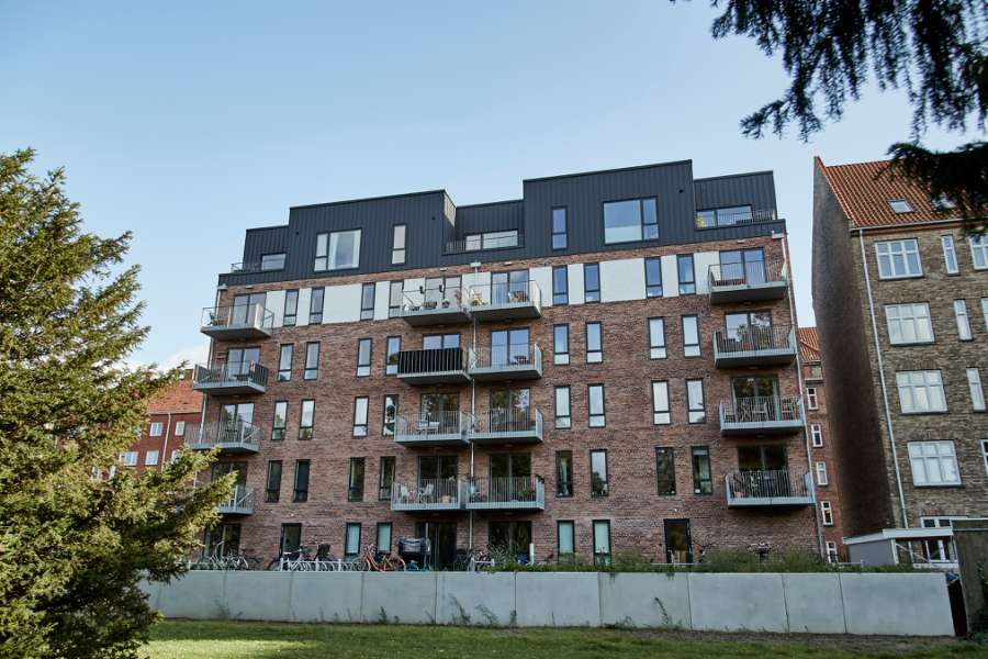 Astronomische Aussicht von den Penthauswohnungen auf die Tycho Brahes Alle, Tycho Brahes Alle 35, DK-2300 KBH